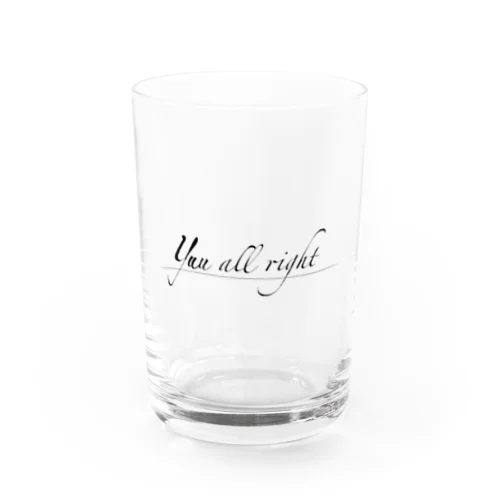 ロゴTシャツシリーズ/yuu all right Water Glass