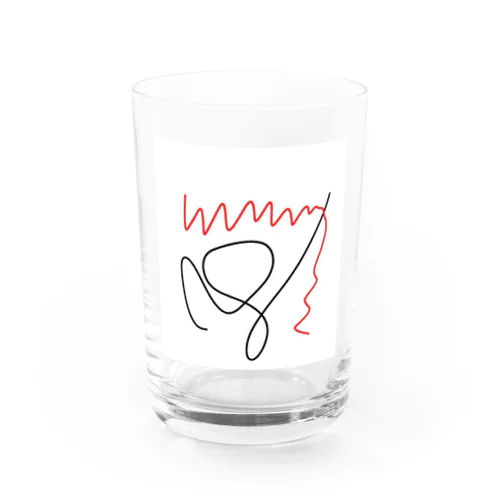 3秒で描き殴った二本の線 Water Glass