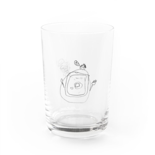 あさねこぱんの牛乳グラス Water Glass