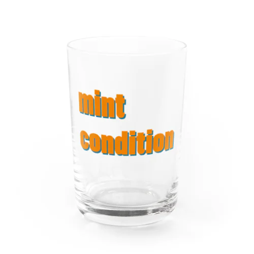 mint condition Water Glass