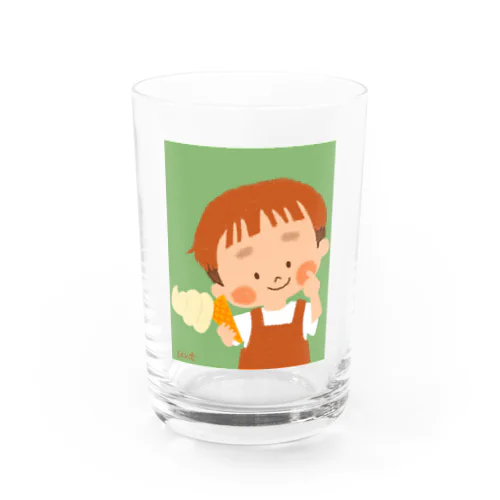 ソフトクリームボーイ Water Glass