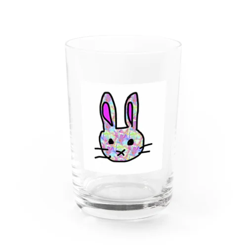 ちょっとナマイキそうなウサギ Water Glass