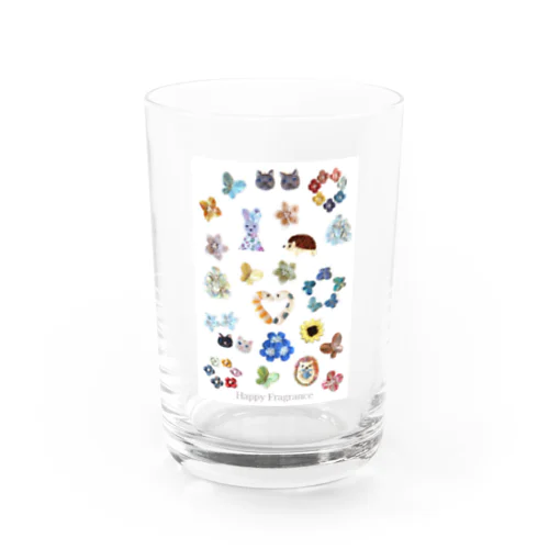 刺繍で彩る暮らし Water Glass