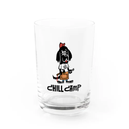 chill camp Water Glass