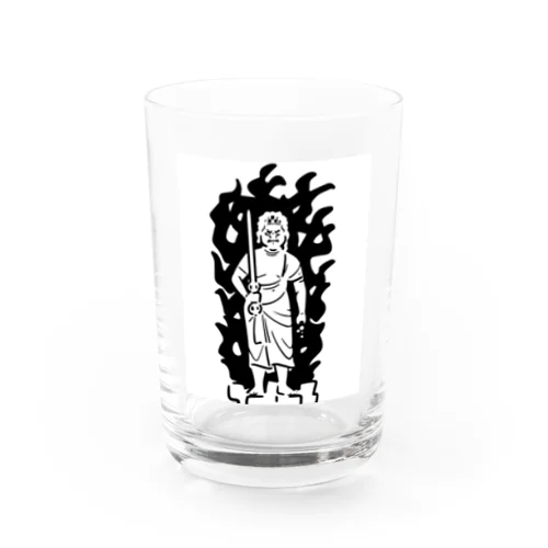 不動明王（ふどうみょうおう、梵: अचलनाथ acalanātha） Water Glass