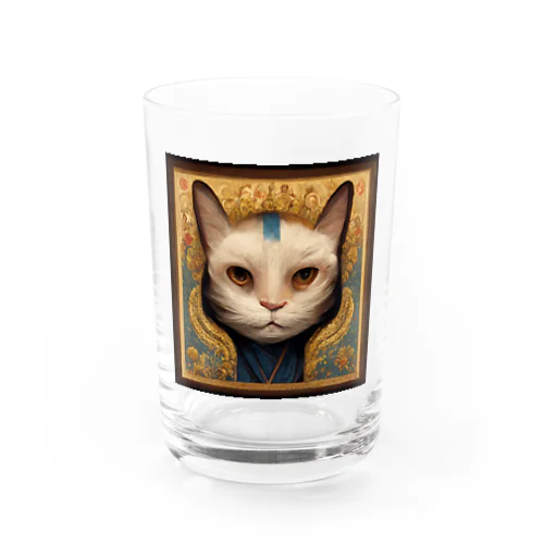 ルネッサンス期の猫の肖像画 Water Glass