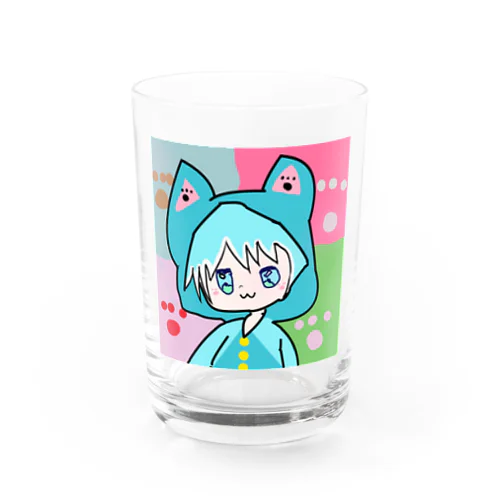 Cat girl Water Glass