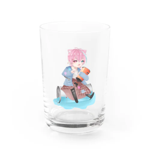 1周年おふくんグッズ Water Glass