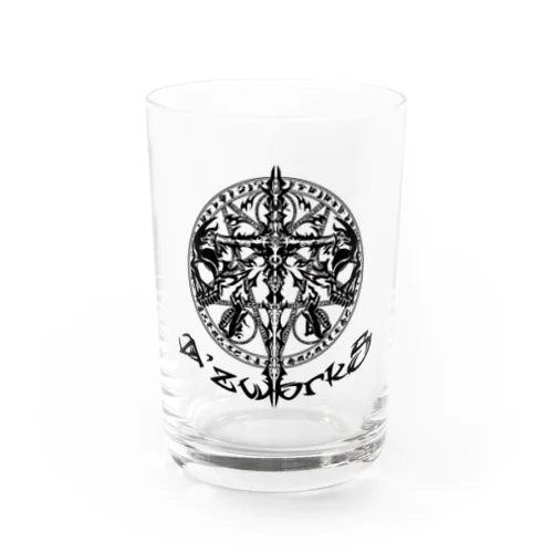 TRIBALCROSS BLK Water Glass