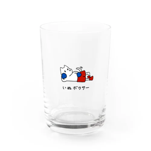 だらけるいぬボクサー Water Glass