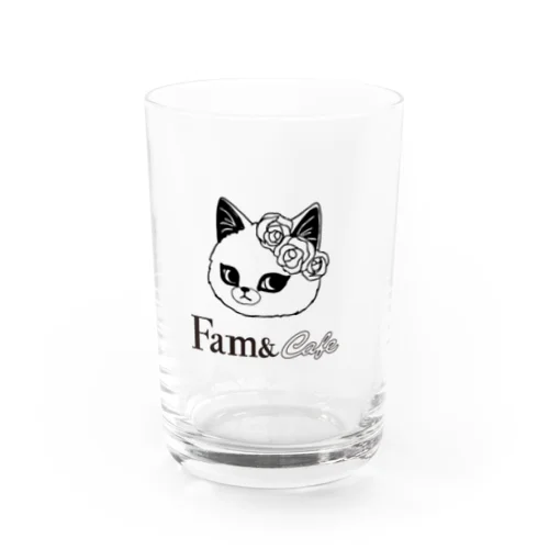 Fam& Cafe 花と猫 グラス