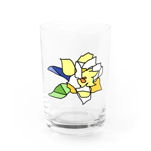 6/30 誕生花「クチナシ」 Water Glass