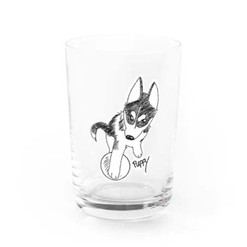 パピーハスキー Water Glass