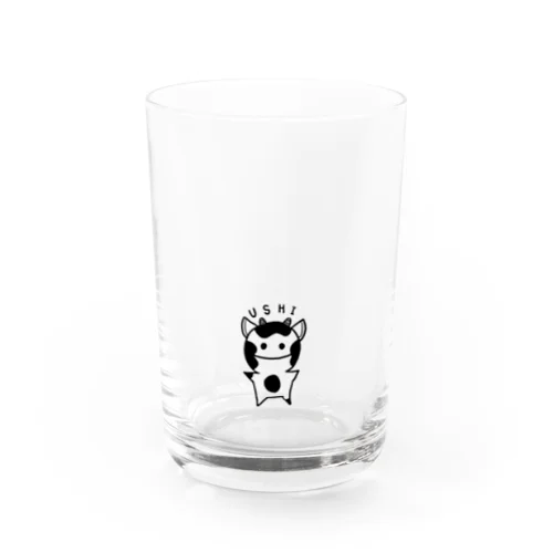 はじめまして、うしくんです Water Glass