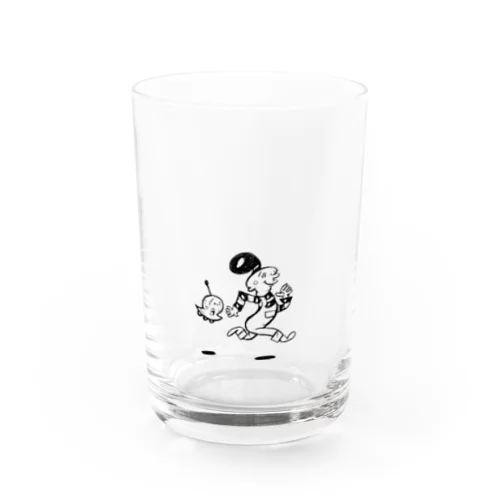 レッツ・ゴーUFOくんアフロくん Water Glass