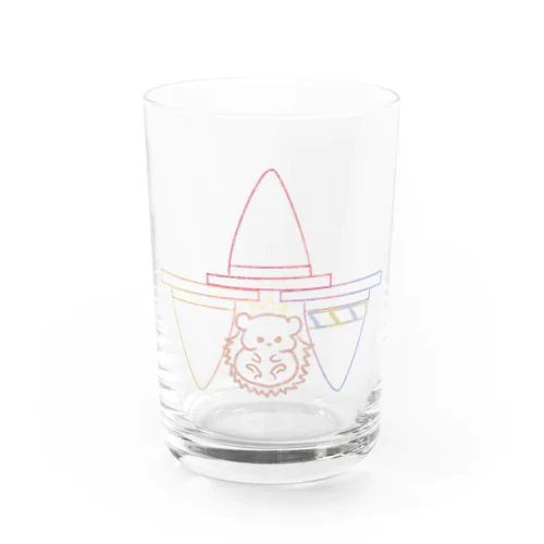 王様ハリネズミ Water Glass