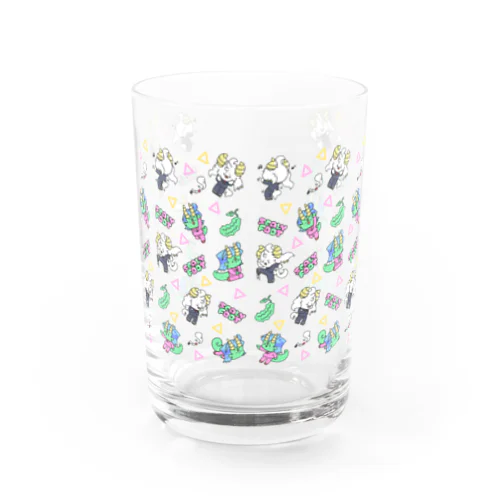 KAWAII SCALY FOOT(はすみ、咲次郎) Water Glass