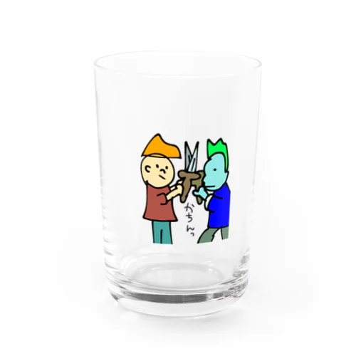 おもだち ーけんかー Water Glass