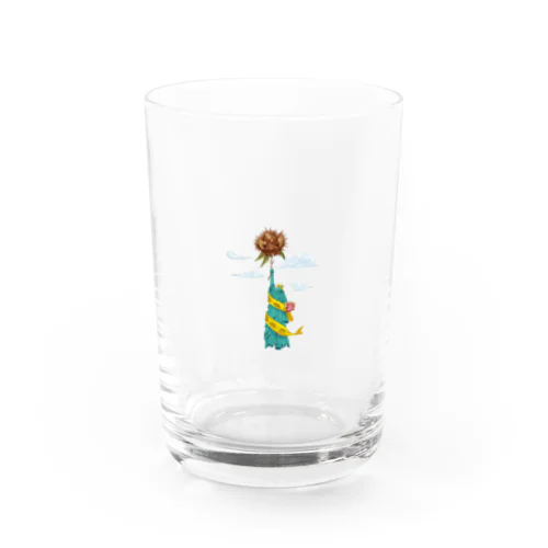 サウナのメガミ　栗風船🌰 Water Glass