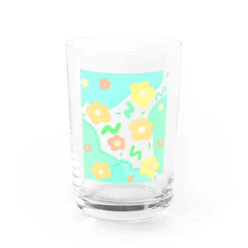 お花畑 Water Glass