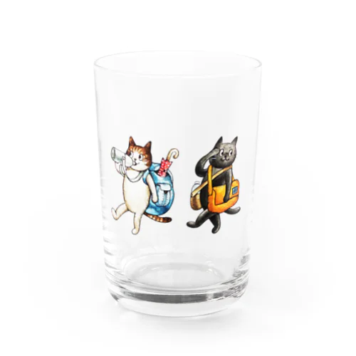 探検猫 Water Glass