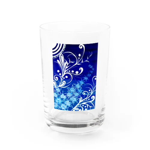 爽やかBlue Water Glass