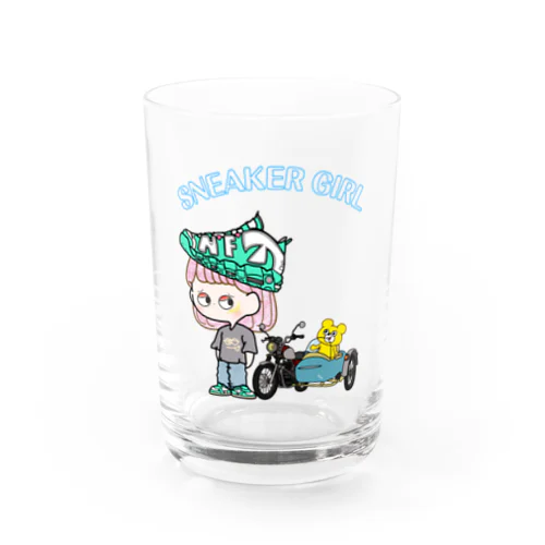 SNEAKER  GIRL Water Glass