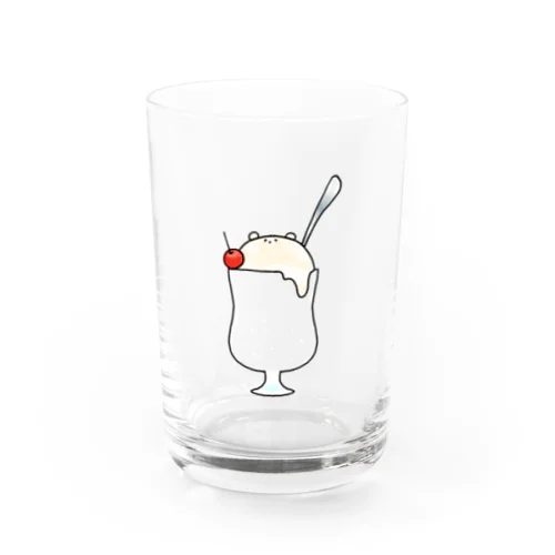 くまそーだクリア Water Glass