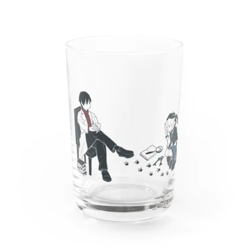 探偵ちゃんと先生 Water Glass