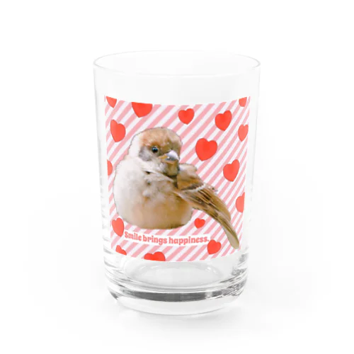 スズメのちゅんちゃん♪ Water Glass