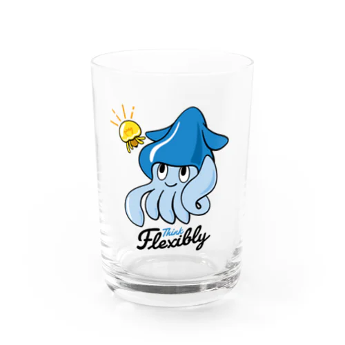 柔軟に考えるイカ Water Glass