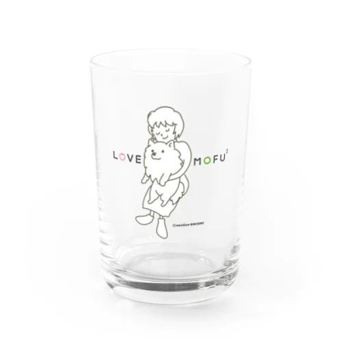 LOVE MOFU2 +piping　モフモフをギュッとね Water Glass