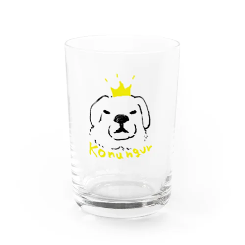 犬のおうさま Water Glass