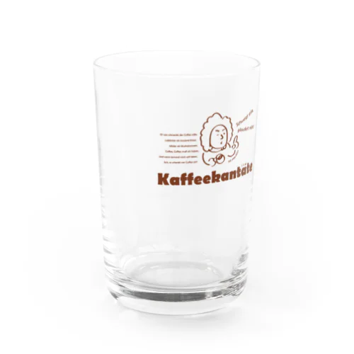 おしゃべりはやめて、コーヒーを　J. S. tkr Water Glass