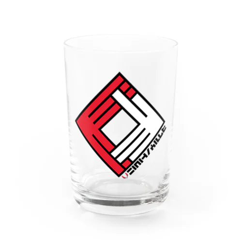 狐の窓 (赤×白) Water Glass