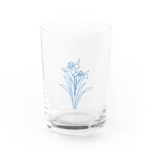 -杜若-kakitsubata Water Glass