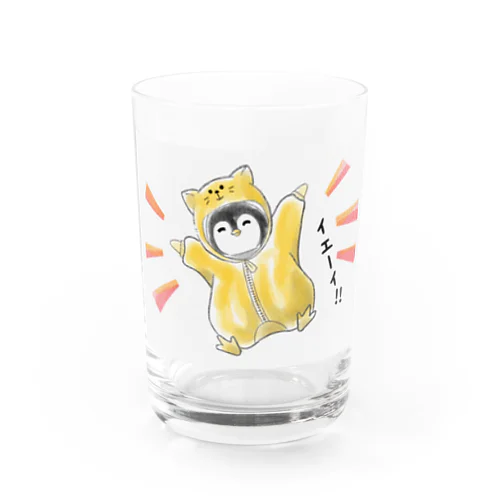 #ネコになりたいペンギン Water Glass