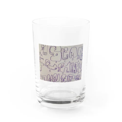 アルファベットぞうさん Water Glass