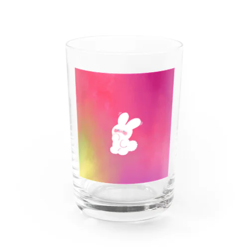 恋が止まらないうさぎくん Water Glass