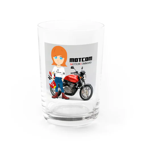 バイク女子　bikegirls Water Glass