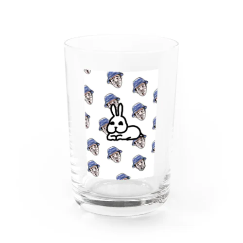 ぱぱ地にうさぎ Water Glass