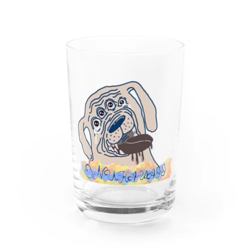 かわいい犬 Water Glass