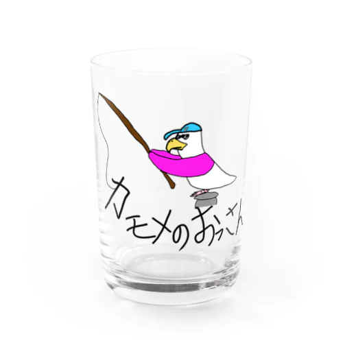 釣り人なカモメのおっさん Water Glass