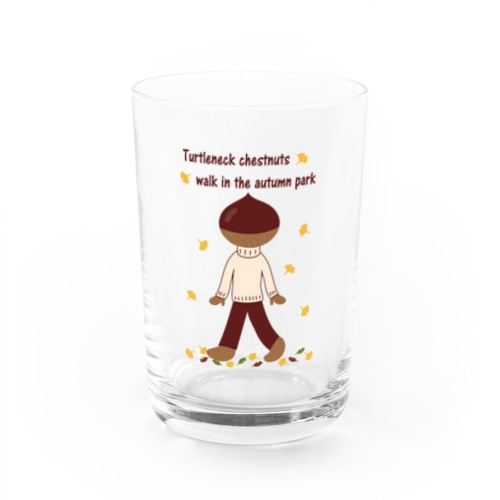とっくりくんの秋散歩 Water Glass