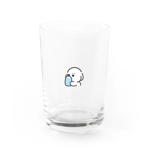 水とまらないイヌ Water Glass