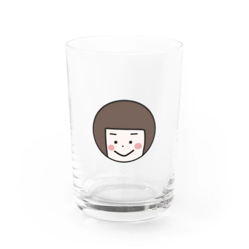 あられおせんべい Water Glass