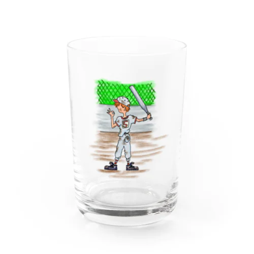 toncoo　野球 Water Glass