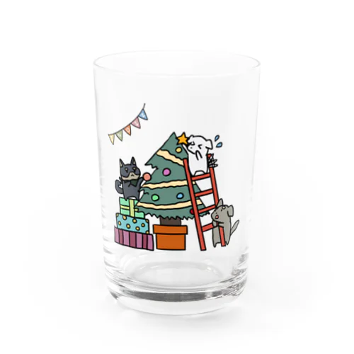 【冬季限定】いぬいずのクリスマス Water Glass