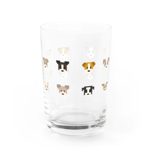 (背面) Jack Russell Terrier Water Glass