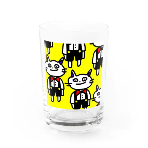 猫の大群 Water Glass